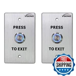 Visionis 2 Pack FPC-7496 VIS-7001 Indoor Outdoor Weather Waterproof IP65. Fixed Price $85.34.