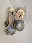 Antique Door Lock Set Plates Of Knobs For Restoration/repair. Fixed Price $12.88.