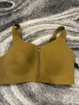 New Victoria Secret Featherweight Max Sport Bra 34C Front Zip Support Bronze Nwt. Fixed Price $23.91.