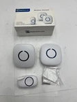 (qty 2) Sadotech Model Cxr Wireless Doorbell Receiver Remote Button White Black. Fixed Price $20.08.