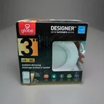 Lot Of 4 Globe 3 Led Recessed Lighting Kits Ambient Dimming, Wet Rated, New. Fixed Price $88.00.
