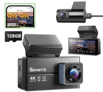 4K+4K Dash Front &rear Car Dvr CAMERA+128GB Tf Gps,wifi App Lcd,night Vision. Fixed Price $69.99.