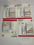Wireless Doorbell Kit Battery Operated 150FT Range 2 Melodies White Lot Of 4. Fixed Price $54.99.