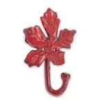 Abbott Collection 27-IRON AGE/352 Maple Leaf Wall Hook, 6 Inches H, Antique Red. Fixed Price $24.99.