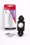 Utilitech Wired Lighted Doorbell Button Black Finish New Open Box. Fixed Price $9.99.