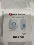 Doorbell, Lovin Product Waterproof Wireless Chime Kit. Fixed Price $13.99.