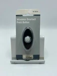 Wireless Door Bell Button, Black And White,lights Up When PUSHED,100' Range. Fixed Price $9.99.