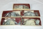 Nos Vtg National Lock Chrome Push Button Cabinet Door Handle Catch #R225 4.5". Fixed Price $59.00.