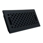 Sierra Grates Lattice Design Cast Iron Black Metal Floor Registers - 3 Sizes. Fixed Price $29.69.