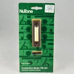 Nos Vintage Nutone Pushbutton Doorbell Model PB-12V Brown & Ivory Plastic. Fixed Price $9.95.
