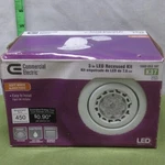 Commercial Electric Recessed Lighting Kit Inch Led Box K37 Trim & Housing. Fixed Price $24.00.