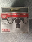 Defiant Motion Security Light New Open Box Complete 180 Black Dualbrite. Fixed Price $29.99.