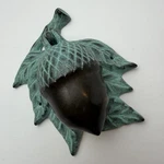 Acorn Door Knocker Brass Verdi Bronze Finish Squirrel Nut Spi Vintage Patina. Fixed Price $31.85.