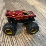 Iron Man Marvel Stark Industries Die-cast Monstertruck Red. Fixed Price $9.00.