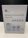 1 By One Wireless Driveway Alert Alarm Kit Motion Sensor /new Open Box. Fixed Price $44.00.