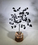 Natural Onyx Gemstone Chip Tree With 100 Stones Crystal Of Life. Fixed Price $13.49.