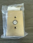 Emtek 24634 Door Bell Button With Mod Rectangle Rosette (satin Brass). Fixed Price $24.59.