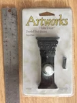 New Artworks Angelo Push Button Column Forged Iron 76427. Fixed Price $24.99.