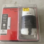 20A Blk Lock Connector,no L620CCCV3, Mema L6-20R Pass & Seymour. Fixed Price $9.00.