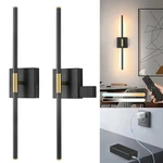 Lanxithen 2 Pack Battery Operated Wall Lights, Dimmable Wireless Lamps. Fixed Price $56.45.
