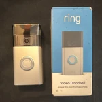 Ring Video Doorbell (2ND Gen) Satin Nickel 1080P Hd Two-way Talk Wi-fi. Fixed Price $49.99.