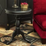 Carolina Classic Leeann Pedestal Accent Table Black. Fixed Price $121.47.