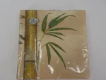 Ideal Home Range Paper Napkins Bamboo Cane & Leaf 20 Ct PLY13X13" Lunch Meal. Fixed Price $12.99.