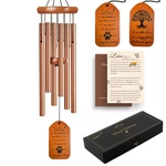 Venbeel Pet Memorial Wind Chime, 28" Golden Tombstone Dog Chime.... Fixed Price $54.28.