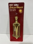 New Ives Solid Brass Knocker 6.5" X 2" Artisian Collection Made In Portugal. Fixed Price $14.99.