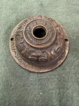 Antique Round Door Bell Ringer Push Button Victorian Solid Brass Cover Hardware. Fixed Price $29.95.