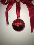 Christmas Ornament Bling Bell Seasons Of Cannon Fall Gift Boxed Red Euc. Fixed Price $10.00.