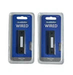 (2) Heath Doorbell SL-664 Wired Push Button Black Finish White Center. Fixed Price $10.00.