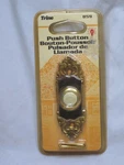 Trine 859 Push Button Decorator Lighted Solid Brass Buzzer Chime Doorbell. Fixed Price $20.00.