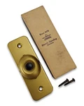 Vintage Nos Edwards Co. Electric Brass Bronx Push Doorbell No. 605. Fixed Price $29.99.