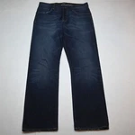 Baldwin 32X31 Dark Distressed Selvedge Reed Straight Button Fly Mens Jeans. Fixed Price $49.99.