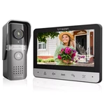 Hd Video Intercom System Wired Doorbell Ring 7 Inches Monitor With 2-WAY Audio. Fixed Price $47.99.