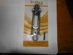 New Scrolled Ribbed Doorbell Push Button Model #bsso-ap By Teiber Antique Pewte. Fixed Price $12.00.
