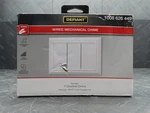 Defiant Wired Doorbell Chime, White 1008626449. Fixed Price $15.99.