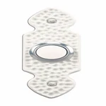 Heath Zenith White Antique Metal/plastic Wired Chime Button Doorbell Push. Fixed Price $12.00.