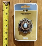 Hampton Bay Wired Lighted Door Bell Push Button Mediterranean Bronze Vhtf. Fixed Price $9.99.