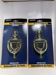 (lot Of 2) Taymor Classic Door Knocker Nickel Color Victorian Style. Fixed Price $9.95.