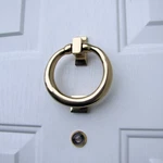 Ring Door Knocker By Michael Healy - Brass Finish (premium Size ). Fixed Price $30.00.