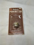 Vintage Trine Doorbell Push Button Gold Bezel Factory Sealed Round 450G. Fixed Price $8.99.