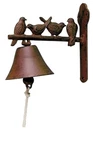 Esschert Design Doorbell Birds, 8.58"L, Cast Iron, Brown. Fixed Price $34.19.