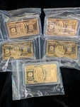 Lot Of 5 Atlantis Mint $100 Bill .999 Fine Iron Bar Troy Ounce Each. Fixed Price $19.89.