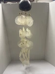 Handmade Chimes Capiz Windowpane Shell Chandelier Coastal Hanging Indoor. Fixed Price $49.95.