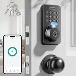 Ulecoce Black Fingerprint Smart Door Lock Keyless Entry Deadbolt App Control. Fixed Price $31.99.