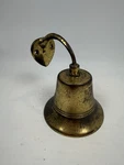 Antique Brass Dinner Wall Mount Bell Metal Made England. Rustic Farmhouse. Fixed Price $49.99.
