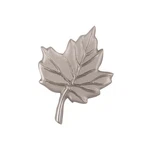 Maple Leaf Doorbell Ringer By Michael Healy - Nickel Silver Finish. Fixed Price $20.00.