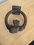 Black Claddagh Ring Door Knocker With Oil Rubbed Bronze. Fixed Price $69.99.